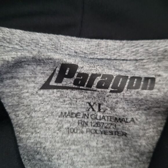 Paragon Grey/Black Classic Hoodie with Kangaroo Front Pouch - Picture 4 of 5